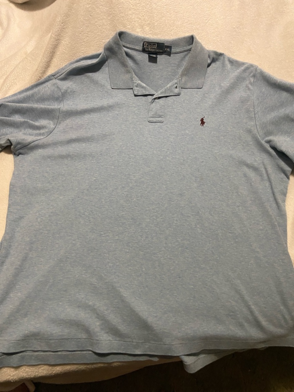 Polo by Ralph Lauren Heather Light Blue Short-Sleeve Polo